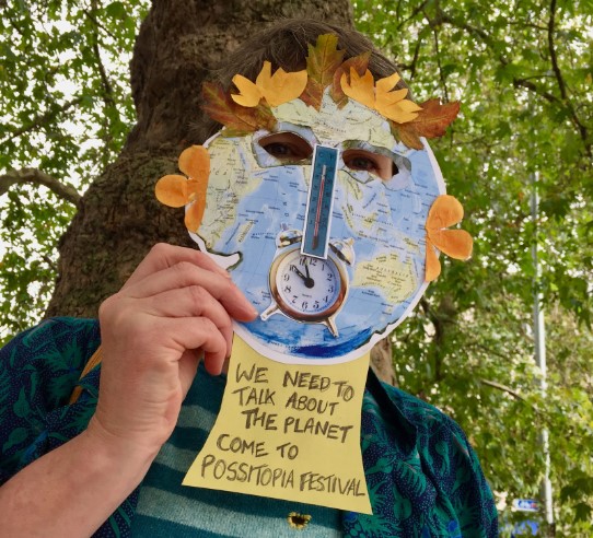 Photo Credit: Jacqui Jones Visual Artist - depicting the OPEN YOUR EYES project held during the Possitopia Festival.