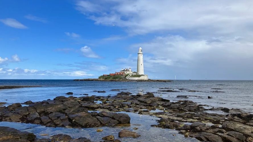 St Mary’s Island (in the summer!). Photo Justine Boussard
